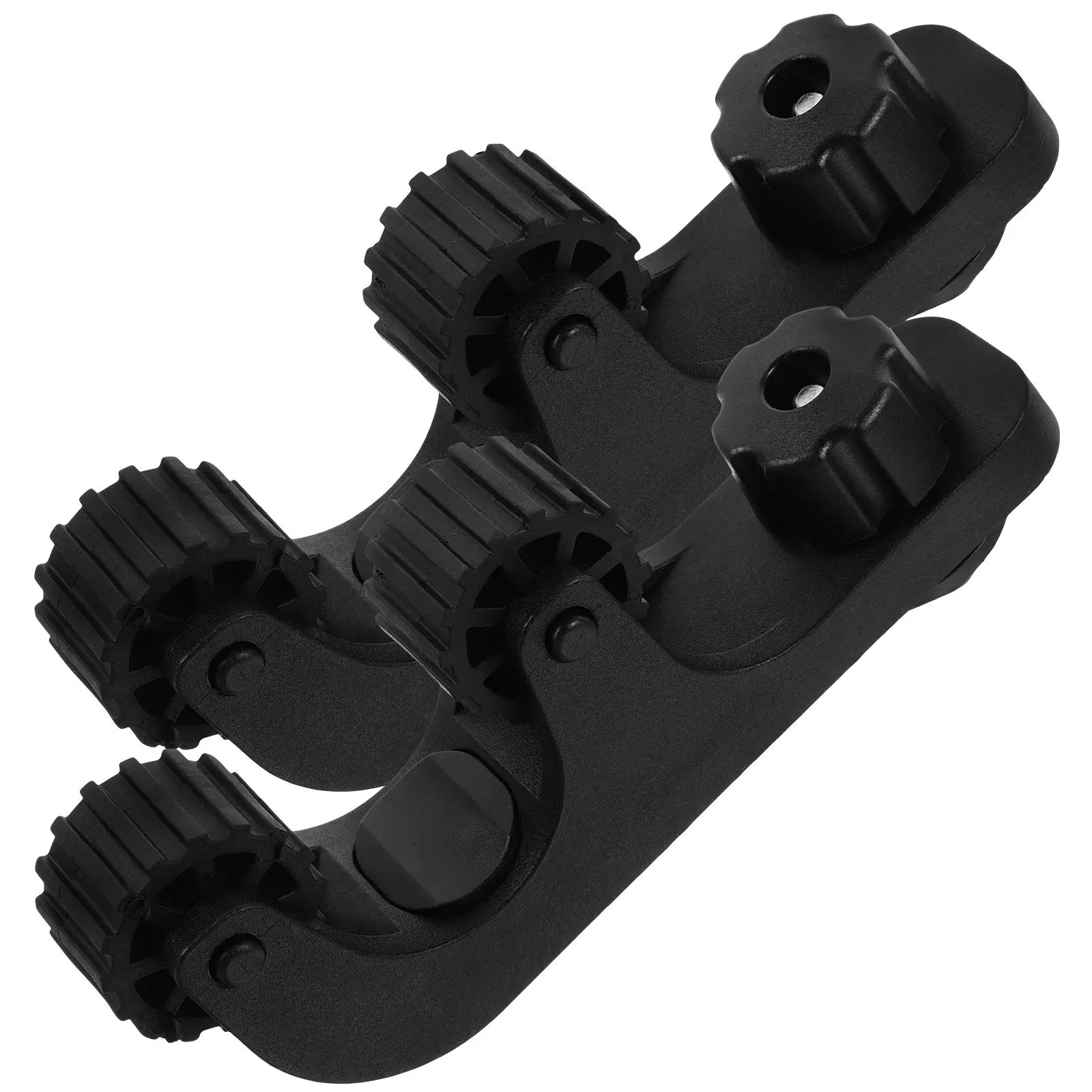 

2 Pcs Boat Oar Rack Kayak Track Mount Accessories Paddle Holder Canoe Paddles Supplies Rubber