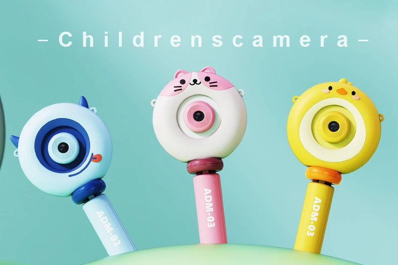 2Inch  Screen 48MP 1080P  Dual Lens Kids Camera Children Birthday Gift Cartoon Cute  Video Digital Camera