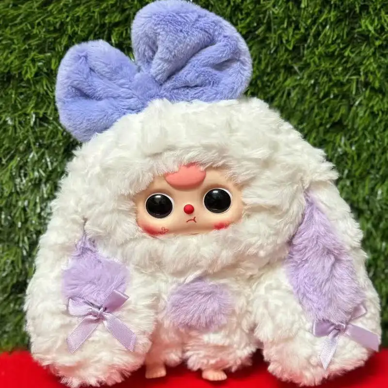 Baby Three Little Rabbit Returns Series Mysterious Plush Trendy Toy Blind Box Fashion Girl Backpack Pendant Decor Exquisite Gift