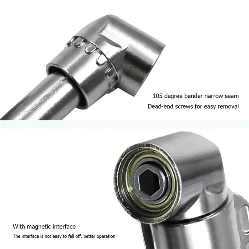 AB11-Drill Screwdriver Bit Holder 105 Degree Angle Replacement Batch Head Corner Device Hand Tools Parts Screwdriver Bit Tool
