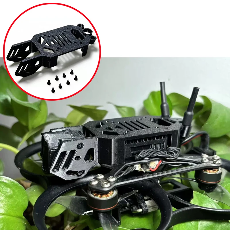 1PCS 3D Printed TPU Video Transmission Fixed Mount Camera Protective Bracket for Beta Pavo20 Pro FPV RC Drone DJI O4Pro Air Unit