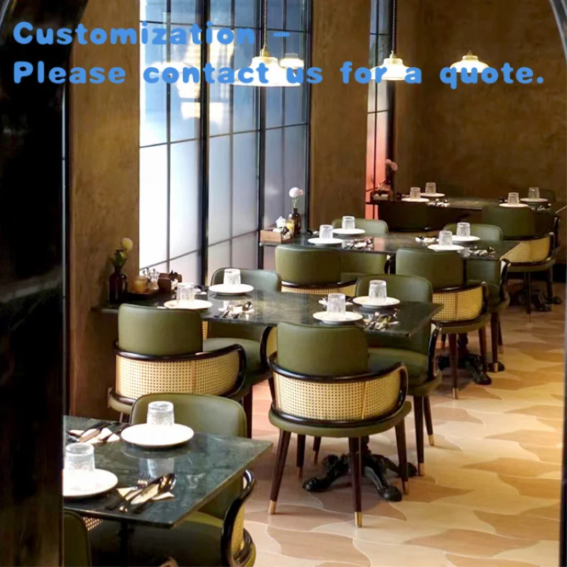 

custom.Restaurant Furniture Luxury Dining Table and Chair Sets
