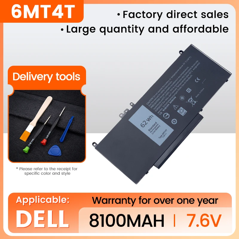 

6MT4T Laptop Battery For DELL Latitude E5470 E5570 14 5470 15 5570 For Dell Precision 15 3510 M3510