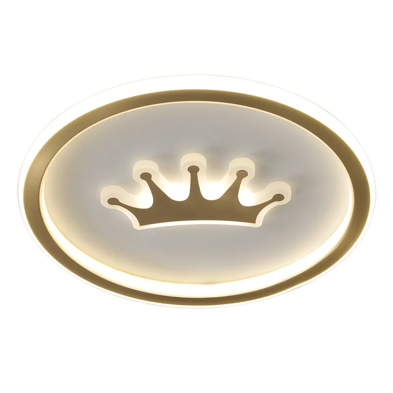 

All copper material, eye protection led ceiling light, boys and girls, crown
