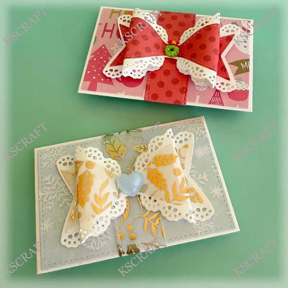 KSCRAFT Gift Card Envelope Cutting Dies Stencils for DIY Scrapbooking Decorative Embossing DIY Paper Cards