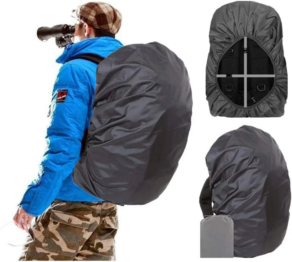 

Joy Walker Waterproof Backpack Rain Cover, 12000mm Ultra-Waterproof, Upgraded Ultra-Strong Multilayers, Antislip Buckle Strap