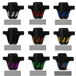 2 Stuks Mountainbike Spatbord 3D Carbon Fiber Twill Mtb Fender Voor/Achter Wiel Universele Geschikt Voor Disc rem Fiets