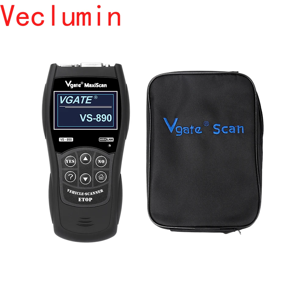 

Scan Tool Car VS-890 OBD II Diagnostic Scanner Tool Engine Tester OBD2 Scanner Car Fault Code Reader Universal Vgate Maxiscan