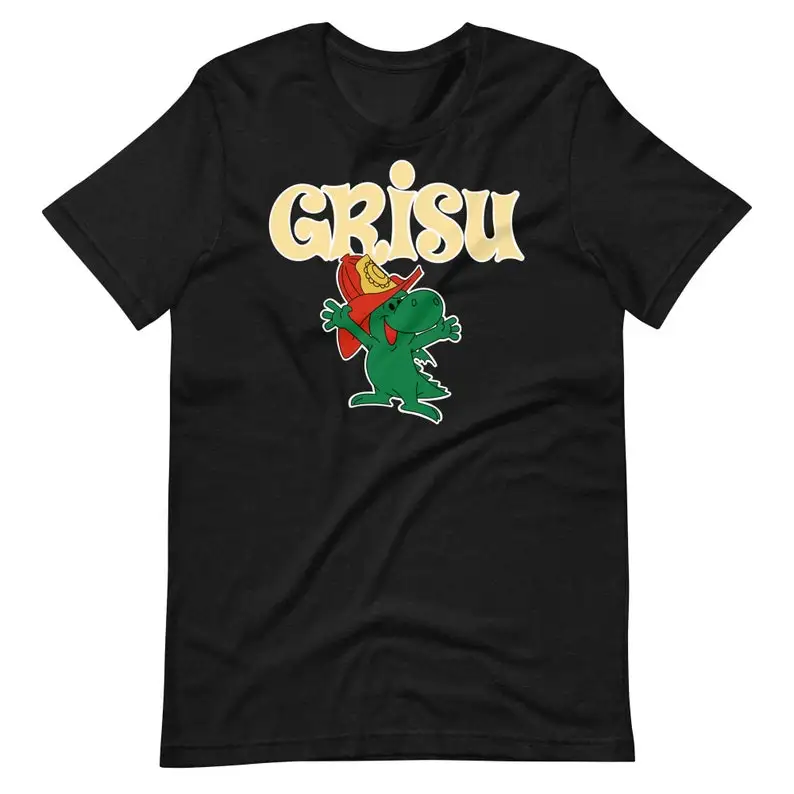 80s Retro Vintage Cartoon Deutsche Zeichentrick Kinder Serie Grisu Unisex T-Shirt