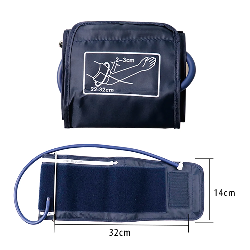 

Adjustable Arm Cuff 22-32cm For Digital Pressure Tonometer Blood Pressure Monitor Care Heart Rate Monitor Sphygmomanometer Meter