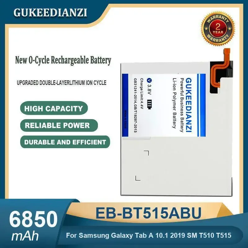 

High Capacity 6850mAh EB-BT515ABU Tablet Battery For Samsung Galaxy Tab A 10.1 2019 SM T510 T515