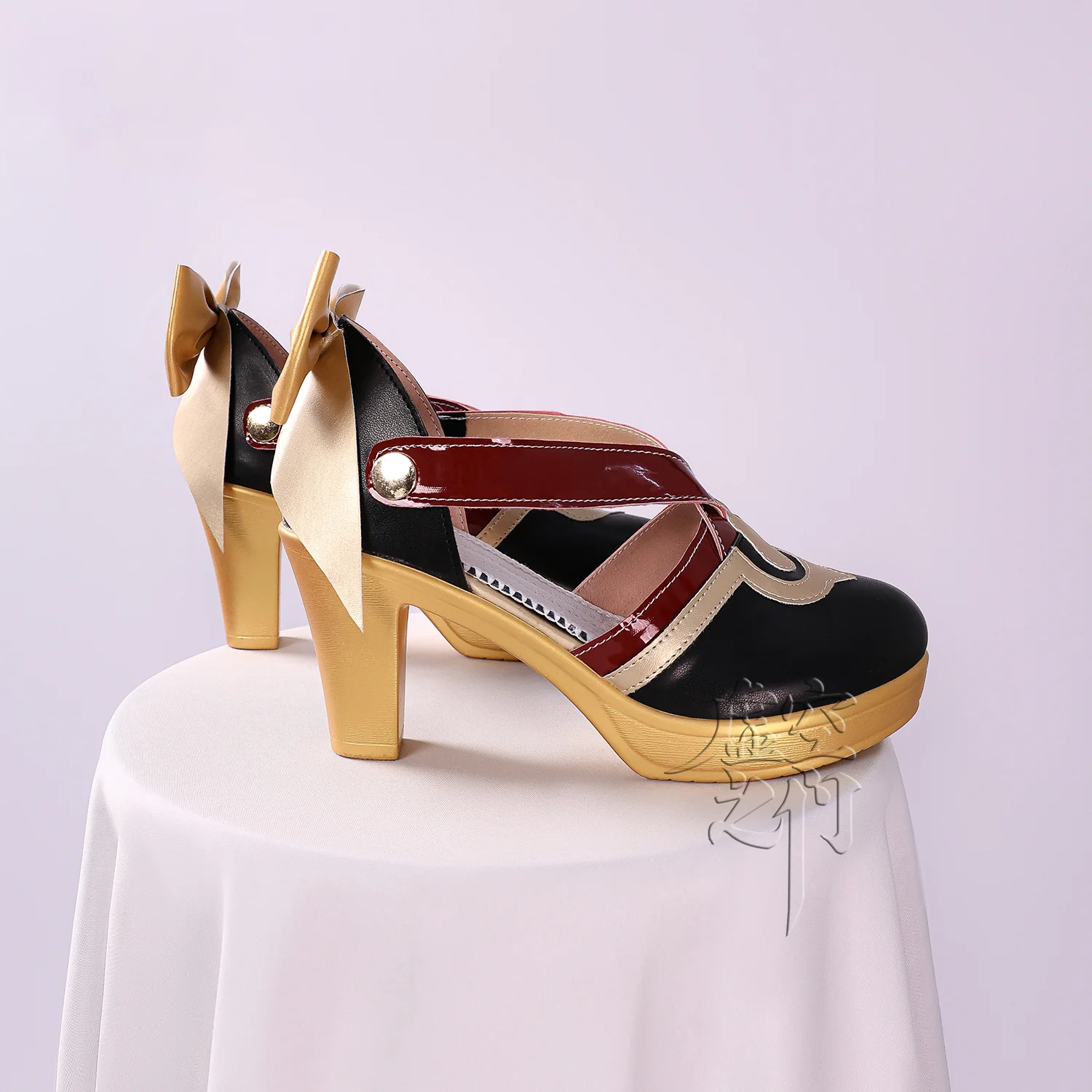 게임 Genshin Impact Sandrone 코스프레 신발 Sandrone 코스프레 부츠 할로윈 콤이콘 역할 놀이 소품 성인 여성용