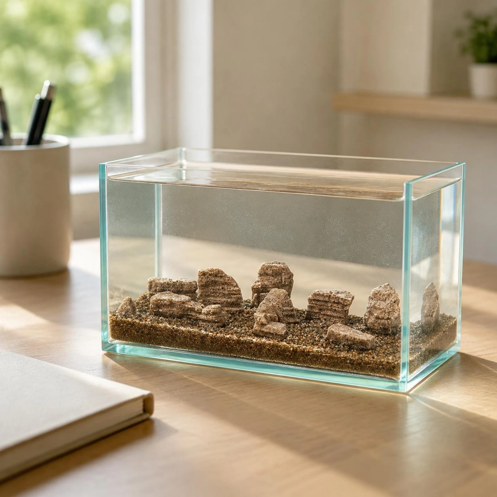 

Rock Aquarium Landscape Scenic Gravel Base Decoration Stone Scenery Ornament Mixed Finish Pet Decor