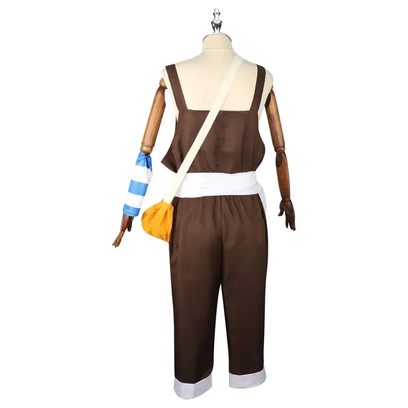Disfraces de Cosplay Usopp, una pieza de Anime, uniforme de juego de rol, peluca, vestido de Carnaval de Halloween para hombres yj4k