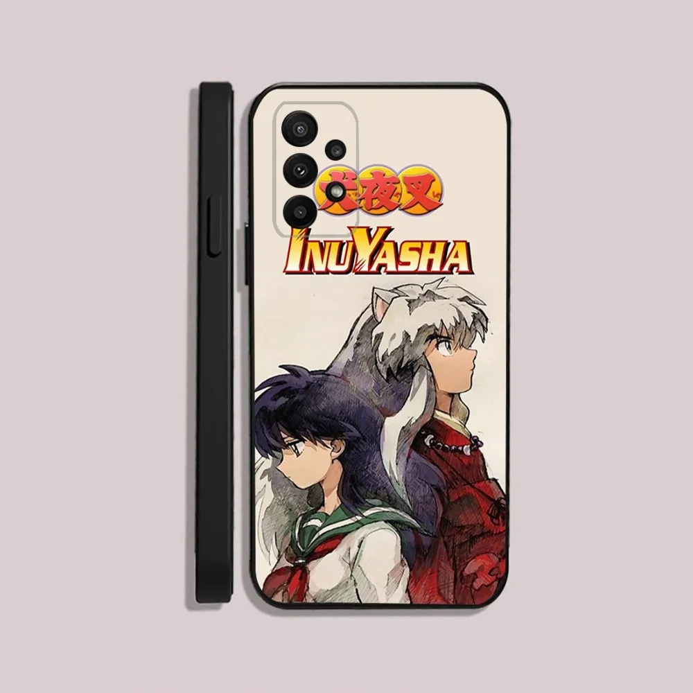 Anime I-Inuyasha  Phone Case For Samsung S24,23,22,30,21,10,9,Ultra,Plus,Lite,FE,5G Black Soft Case