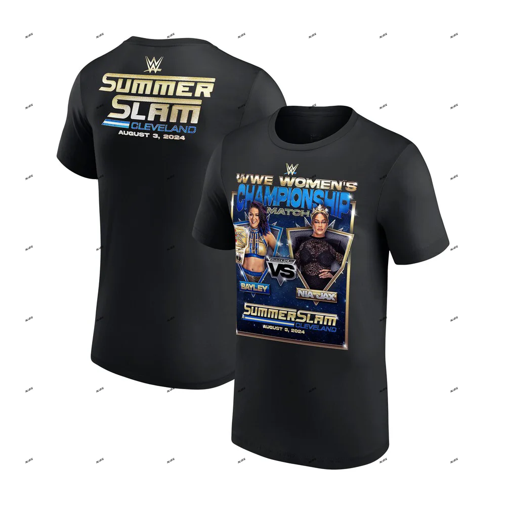 2024 Team Cotton Style Team Top Match Women Men Kids T Shirt Tee Children Boys Summer Cm Punk Vs Drew Mcintyre Black Cody Jcs