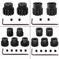 Steel Hardened 48P/32P Pinion Gears 13T 14T 15T 16T 17T 3.175mm Shaft for Traxxas Arrma HSP HPI AXIAL Tamiya Losi 1/10 RC Car