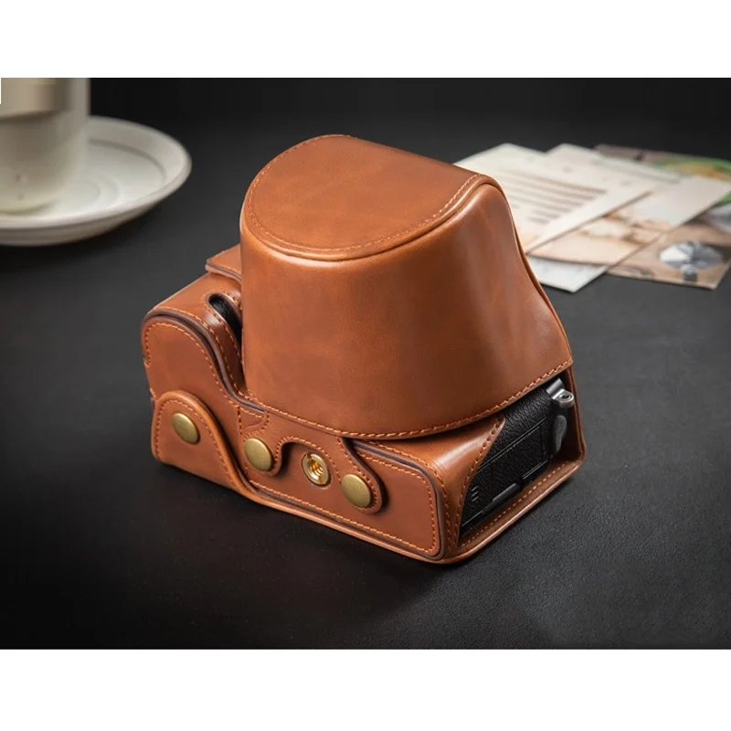 Luxury PU Leather Camera Case Bag Pouch For Fujifilm XS10 X-S10 With 15-45mm 18-55mm Lens
