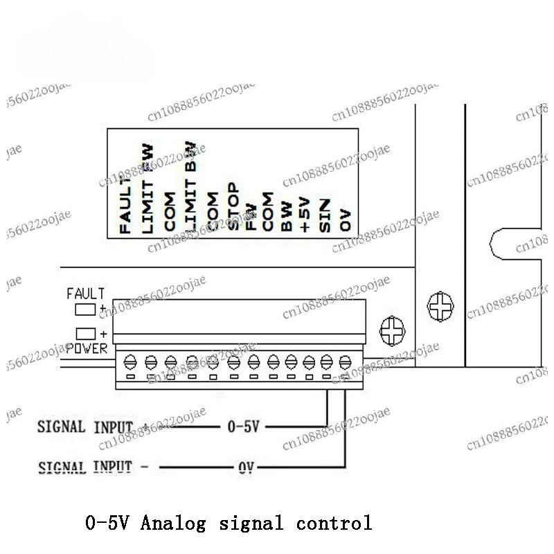 keya forward reverse position limit pwm dc controller 12v 24v 48v 100A, DC12/48RT100BL-XW