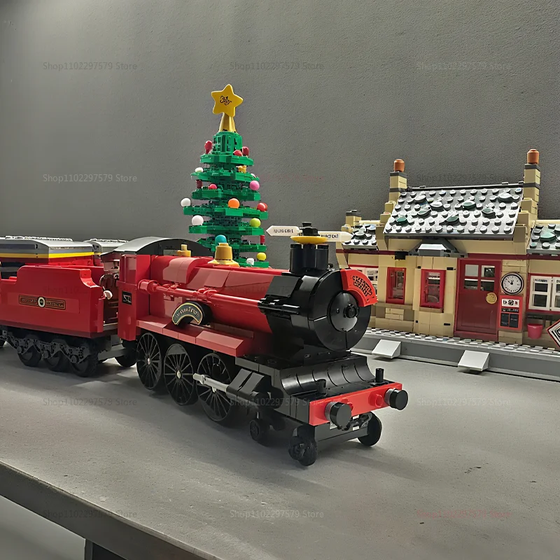 Customizable Building Blocks Toy 1074Pcs Classic Train Set With Station Construction Brick Education Learning Toy For 6+ years