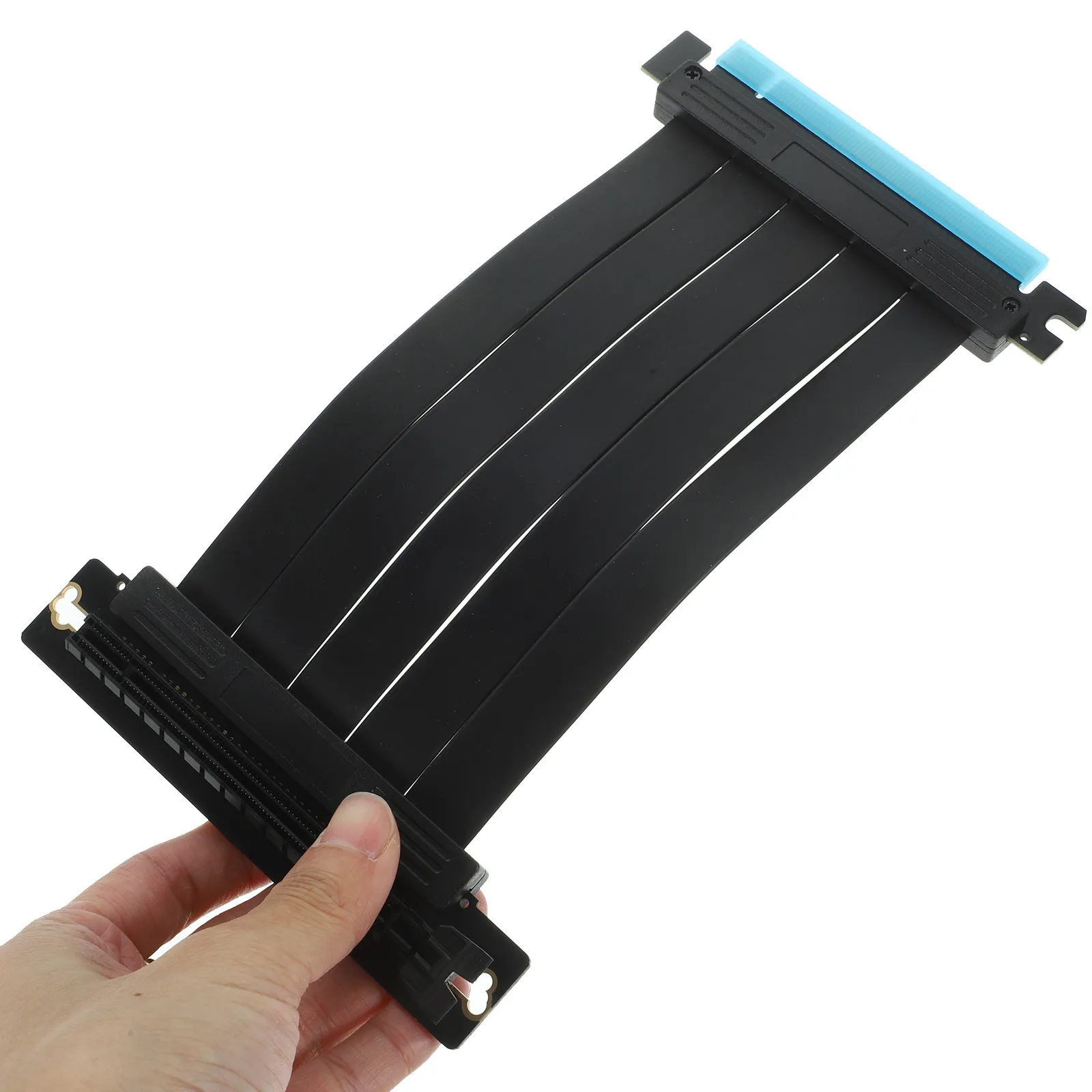 

Кабель-удлинитель PCIe 3.0 на 90 градусов, 16X, с полной полосой пропускания, гибкий, для настройки компьютерного оборудования