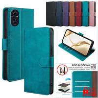 For Honor 200 5G Flip PU Leather Wallet Case RFID Blocking Multi-Card Holder Phone Cover for Honor 200 Lite 5G Phone Bag Funda