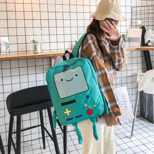 Imagen 2 del producto Mochila tridimensional para estudiantes con personalidad divertida, mochila de tiempo de aventura para niño y niña de dibujos animados