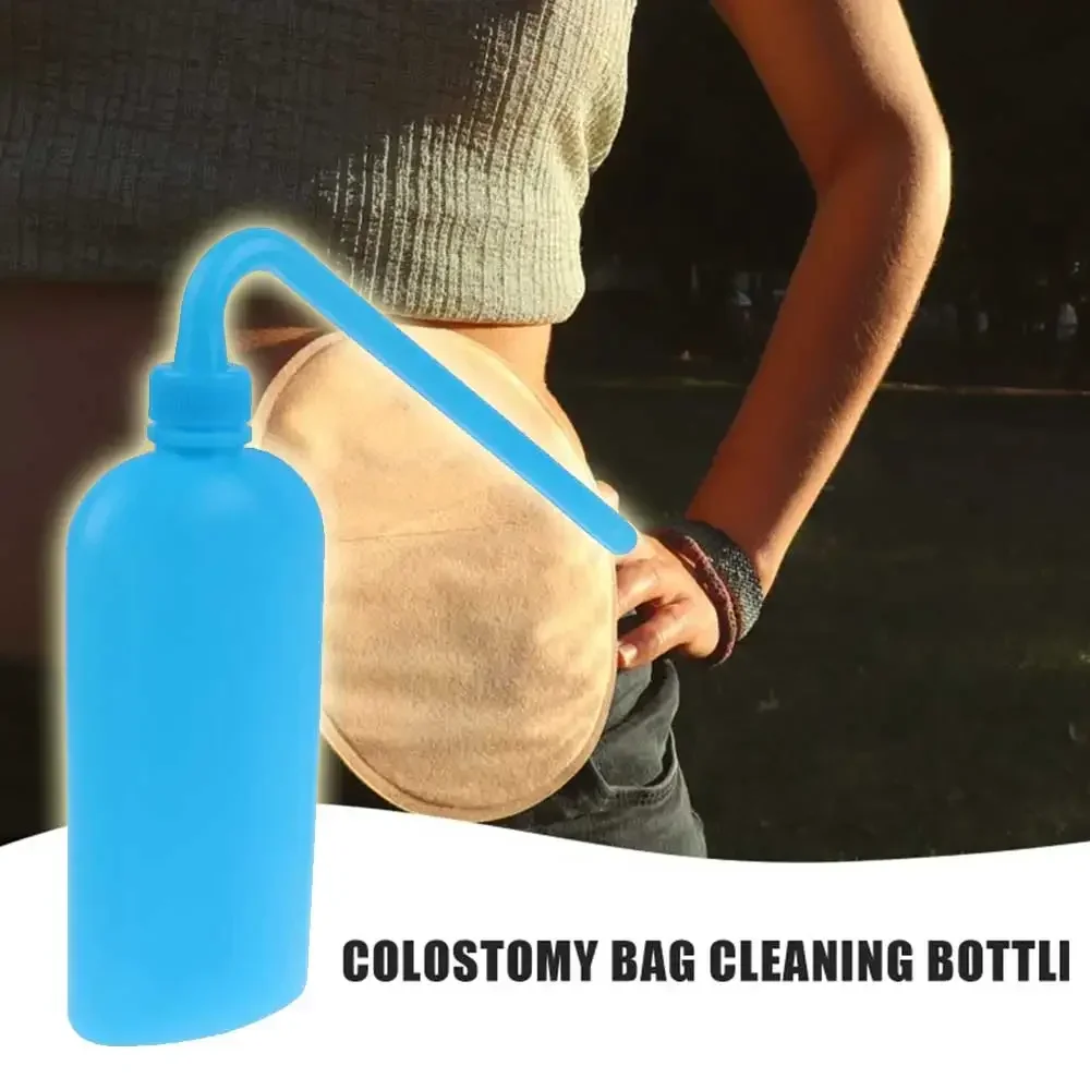 300ml Feminine Hygiene Cleaning Colostomy Bag Plastic Wash Bottle Ostomy Pouches fast shipping