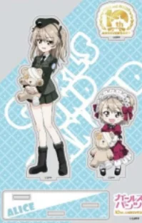 Anime Action Figure Standing Doll Nishizumi Miho Nishi Kinuyo Acrylic Stands Model Cosplay Toy for Gift