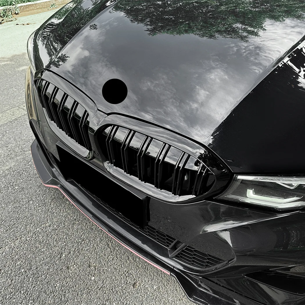 

For BMW 3 Series G20 2019-2022 parallel bar full black Grille grid kit modification