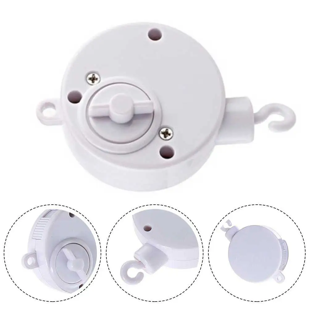 Infant Bell Rotary Wind-up Music Box ABS Accessories Baby Cot Bed DIY Infant Mobile Replacement Rotary Spare Part