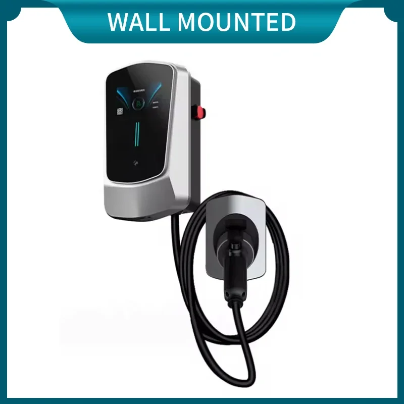 EVONIC Type 1 SAE J1772 EV Charger RFID Card AC 7KW 11KW 32A 48A Wall Mounted Electric Vehicles Car Charger Waterproof IP65