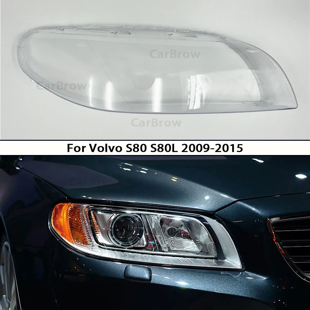 

Headlight Cover Lens For Volvo S80 S80L 2009-2015 Car Transparent Headlamp Lamp Shell Plexiglass Replace Original Lampshade