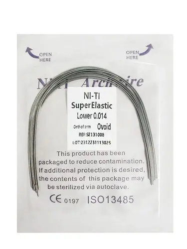 Imagen 2 del producto 10 unids/pack arco NITI de ortodoncia súper elástico de alta calidad en varios tamaños inferior/superior 012/014/016/018/020