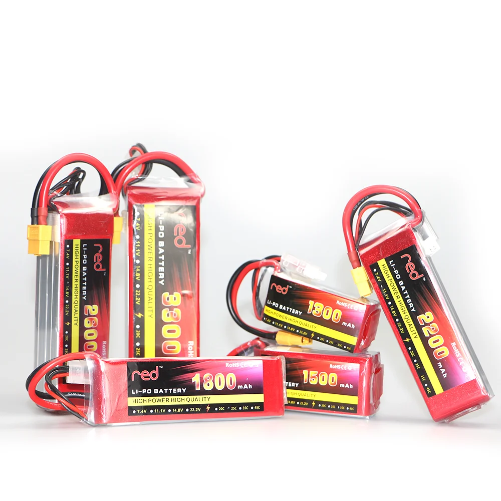 

new RC Toys LiPo Battery 4S 14.8V 2200 2600 3000 3500 4200mAh 6200mAh 30C 40C For RC Aircraft Helicopter Quadrotor Airplane