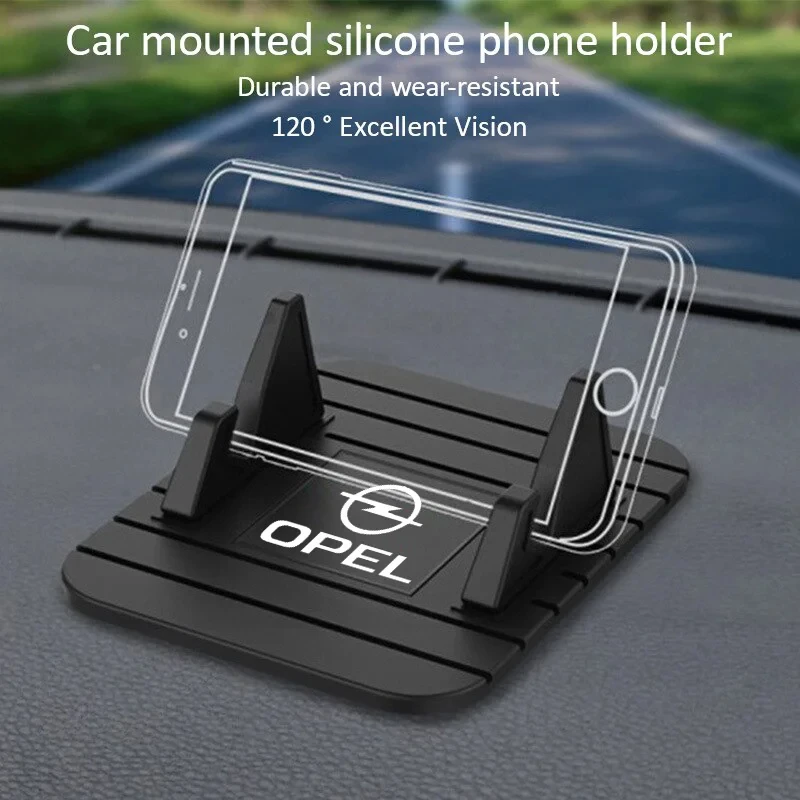 Silicone Car Phone Holder Phone Anti-slip Mount Stand GPS Bracket For Opel Astra G H J F K Insignia Vectra C D Zafira B Antara