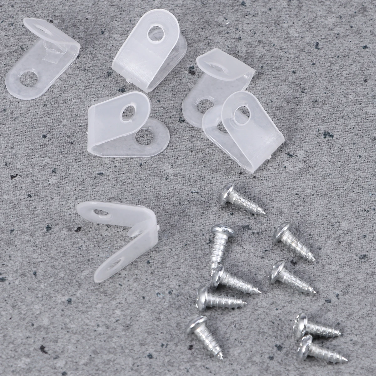 

100pcs R-Type Cable Clamp 3.3Mm Durable Nylon Wire Holder Fire Resistant Uv Corrosion Cold Resistance Cable Clip For House