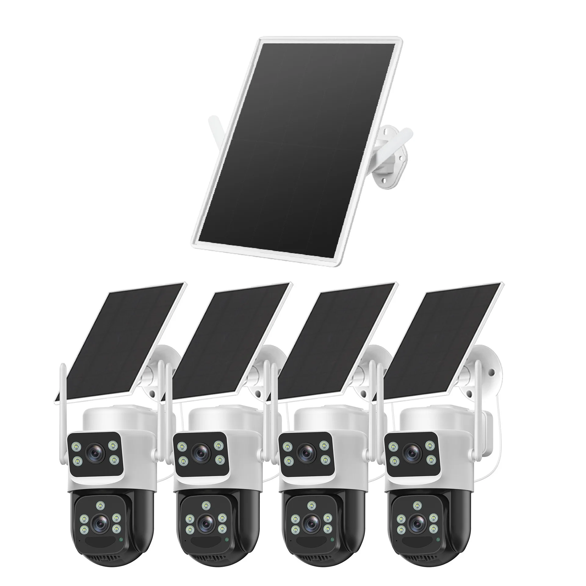 

HD Night Vision Wireless Solar Powered Security 4 Million Pixels Low Power for Outdoor Orchard WiFi