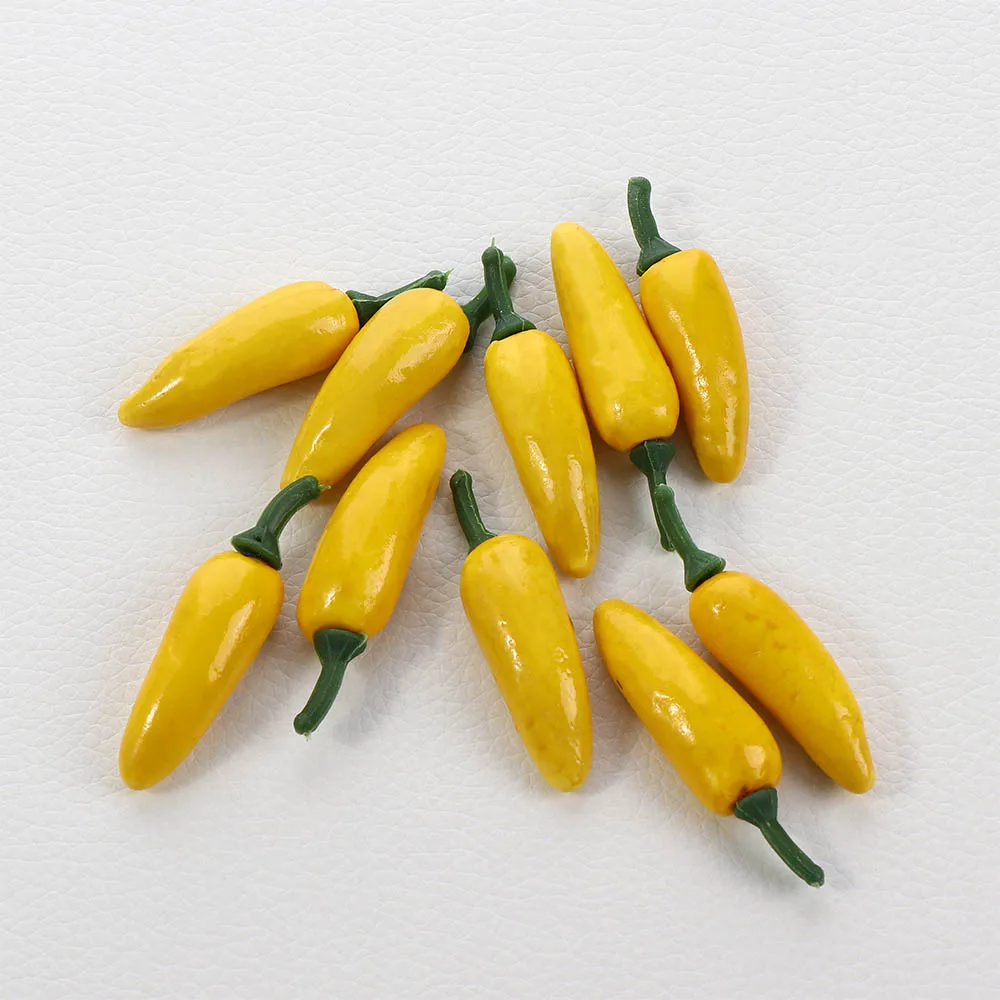 

Festive Party Simulation Plastic Plants Artificial Pepper Decoration Fake Vegetables Simulation Chili