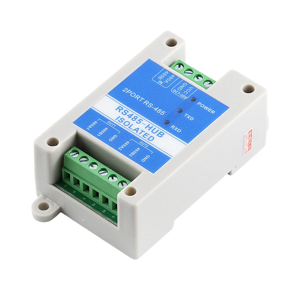 Moduł wzmacniaczy RS485 Sprzęgło magnetyczne Izolowany 1-portowy koncentrator RS485 do 2, 4, 8-portowy koncentrator RS485 Przeciwzakłóceniowy — zdjęcie produktu 7