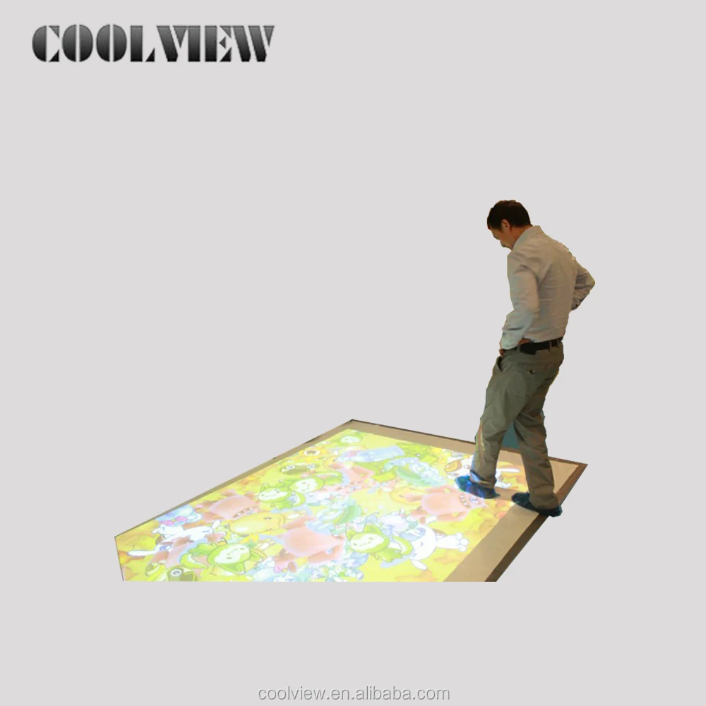 entertainment advertising custom size CE certificate interactive floor projection