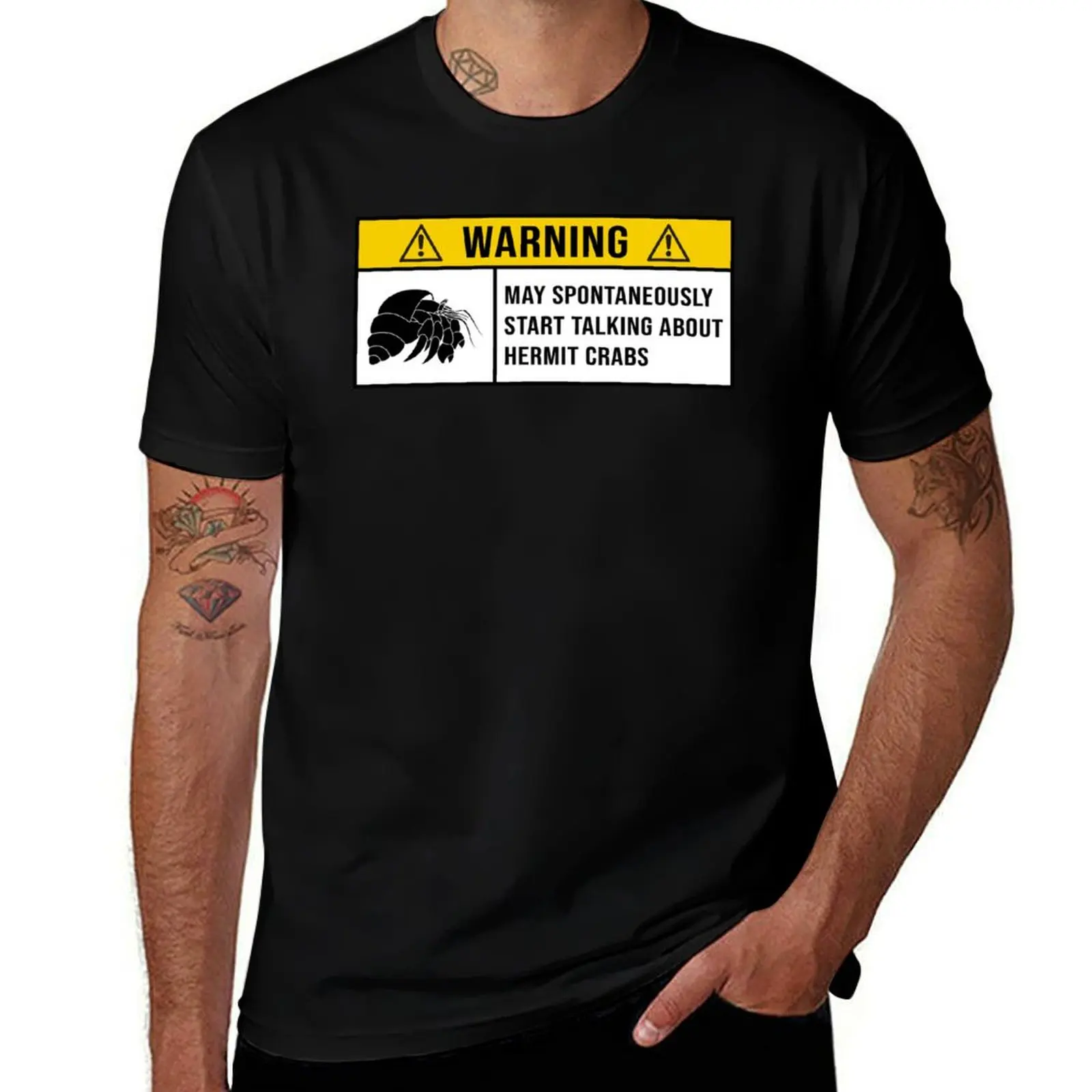 Hermit crabs, Warning Spontaneously Start Talking About Hermit crabs T-Shirt man graphic t shirt T-Shirt