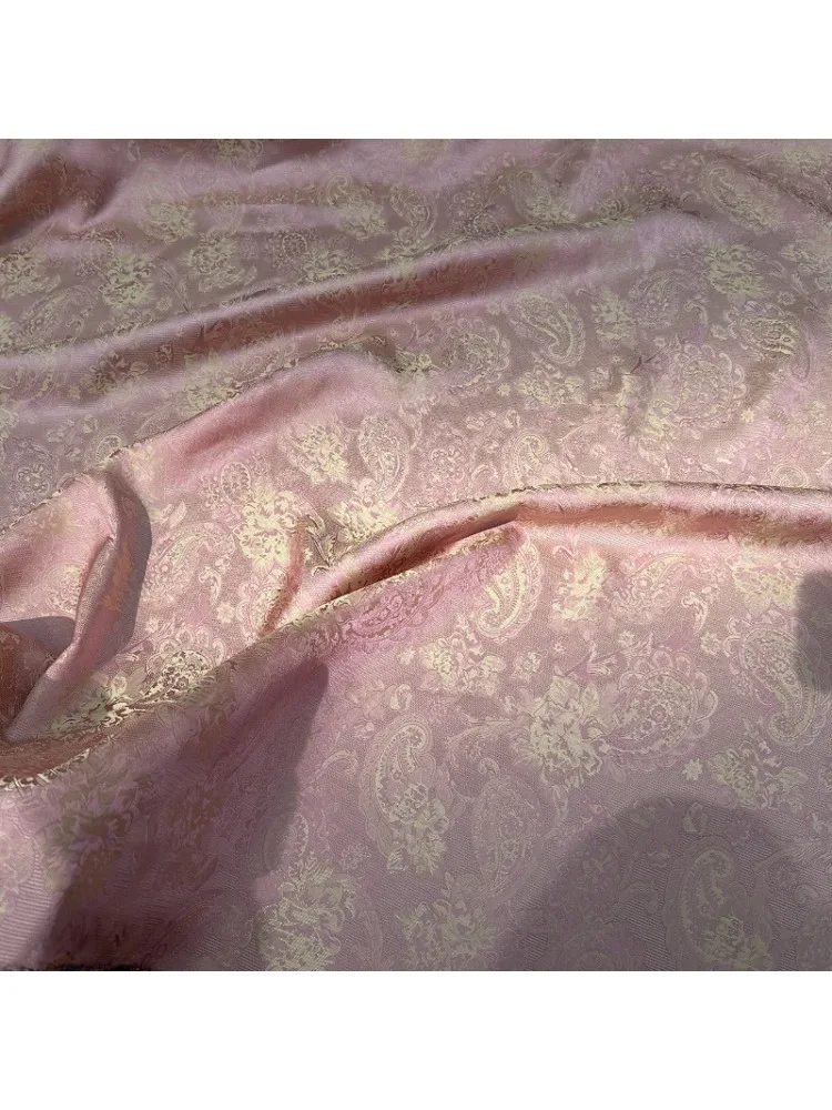 Tissu Jacquard rayonne multicolore à fleurs découpées, nouveau manteau gilet élégant de Style chinois, matériel pour vêtements Qipao, vente en gros