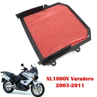 Elemento de filtro de aire de motor de repuesto para motocicleta, limpiador de filtro de entrada de aire para Honda XL1000V Varadero 2003-2011