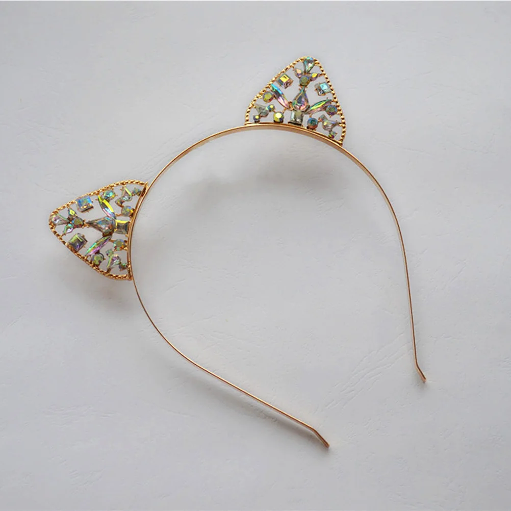 

Creative Cat Ear Headband Adorable Girl Hair Hoop Lightweight Party Accessory Fun