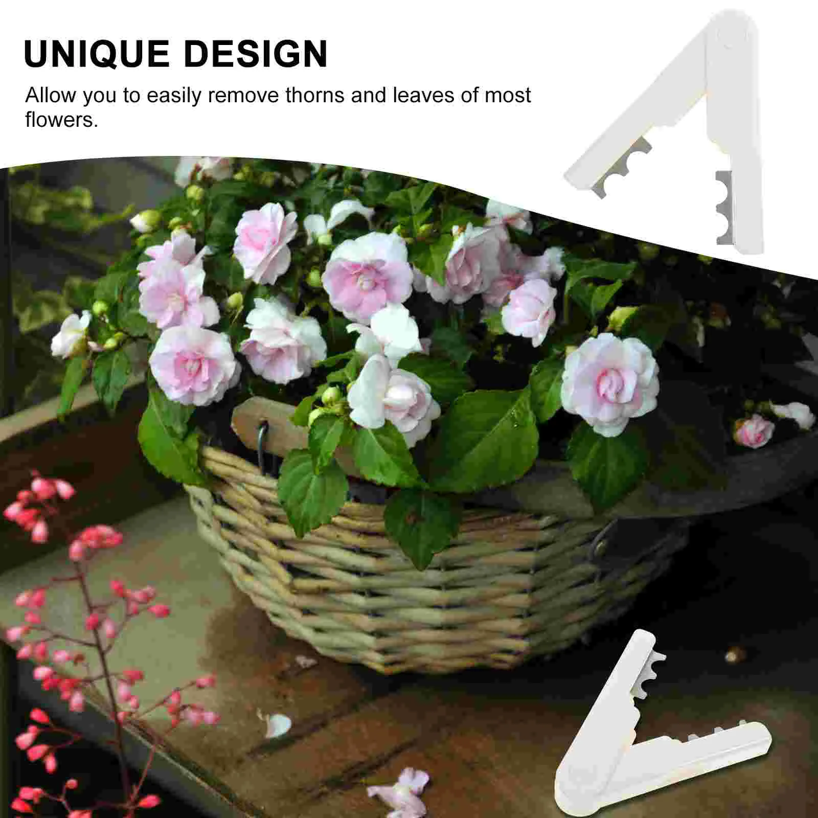 Flower Punching Pliers Suit Thorn Leaf Cleaner Stripper Rose Tool Piercing Remover Abs Miss Gardening Florist