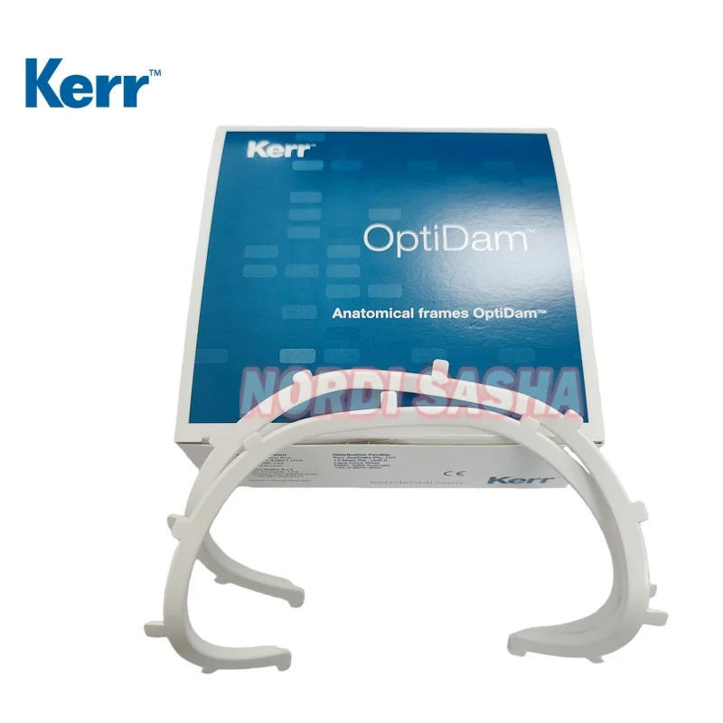 2Pcs/Box Kerr OptiDam Rubber Dam Anatomical Frames Face Bow  NO.5202 Dental Latex Rubber Dam Positioning Holder