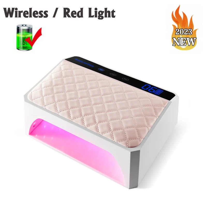 

2023 NEW Rechargeable Nail UV Lamp With Built-in Battery Cordless LED Nail Dryer GEL Polisher Wirelessuse Salon Nail Equipment