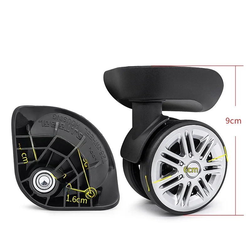 Rueda de Repuesto para Equipaje Peir Cardin, Rueda Universal para Maletas de Viaje, Accesorios Wlk059W031 para Maletas de 20-...