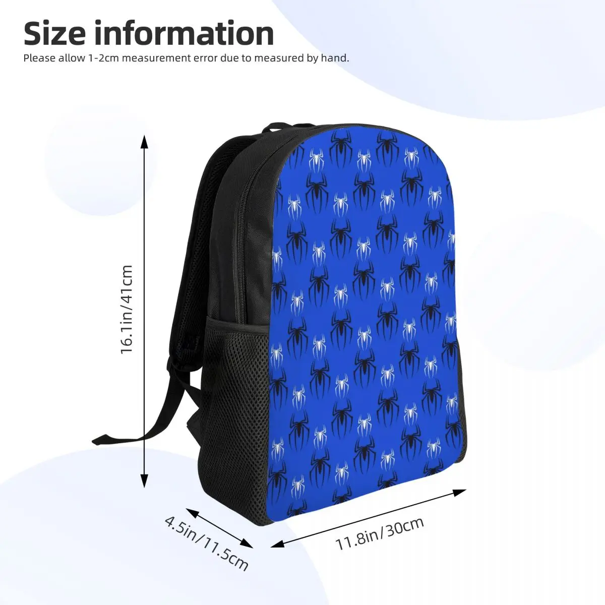 Custom Classic Animal Spiders Pattern Travel Backpack Men Women School Computer Bookbag College Student Daypack Bags